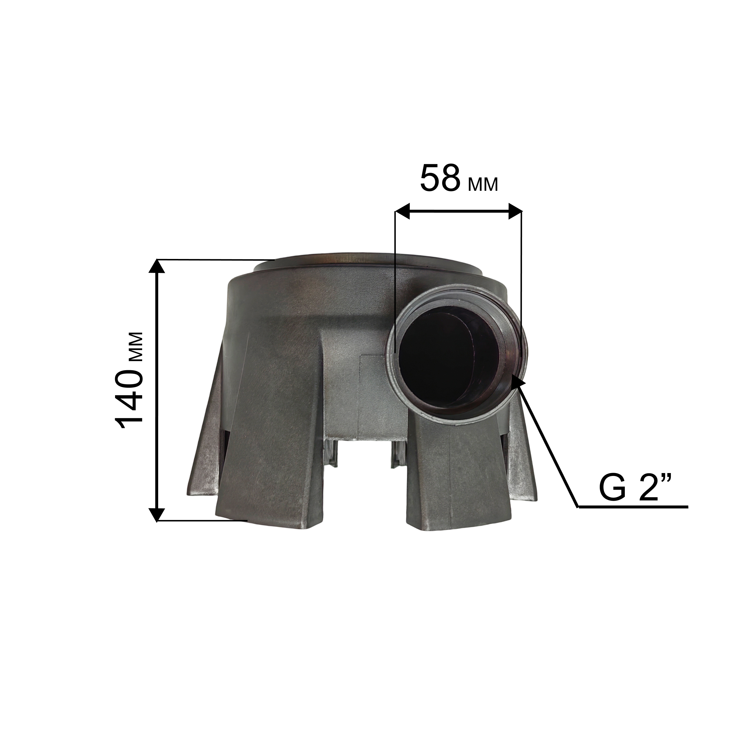 Корпус насоса водяного QUATTRO ELEMENTI D1000F / D1300F Grande (241-819-040), шт